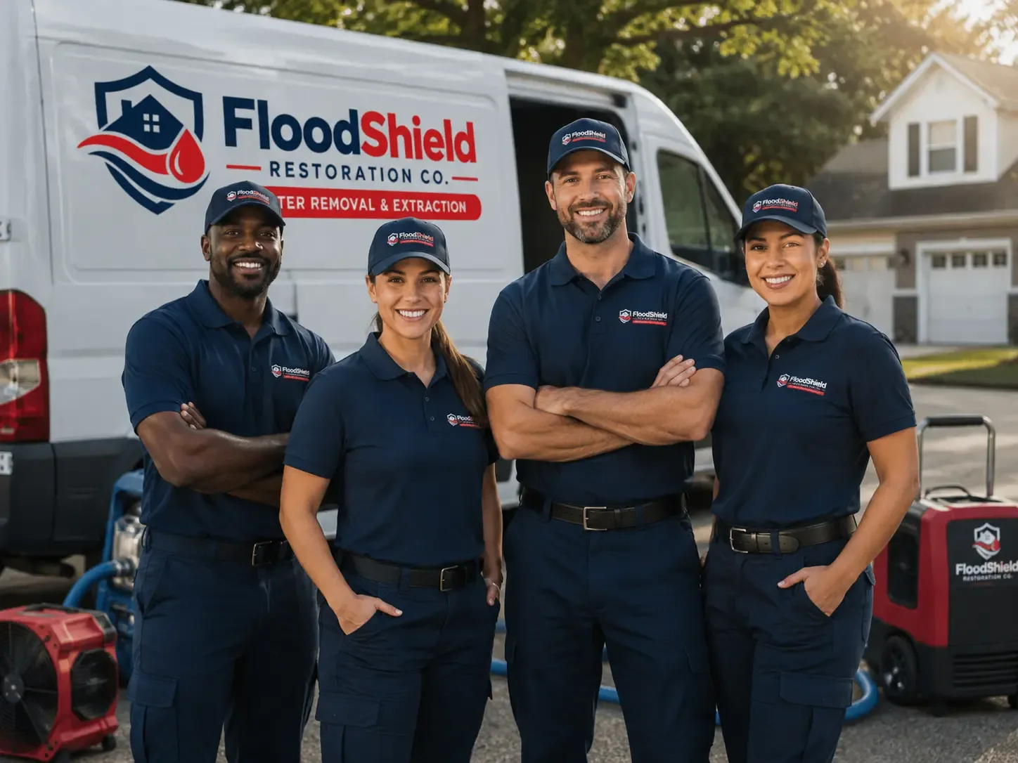 Flood Damage Restoration company in Houston, OH