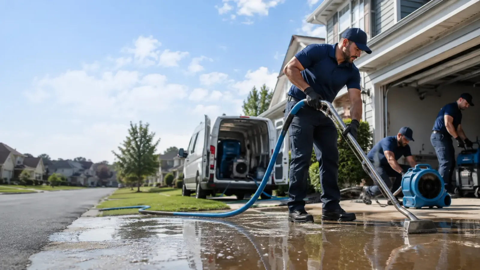 Flood Damage Restoration in Houston, OH